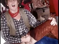 Vintage kalu cowboy täyttää karvainen tyttö perse reikä (camaster)