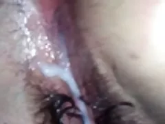 Creampie karvainen pimppi