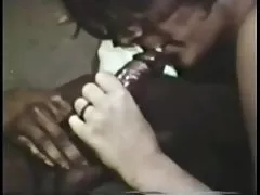 Vintage interracial hauskaa