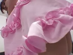 Valkoinen teddy korvat Cutie saa pillua hyväili sohvalla